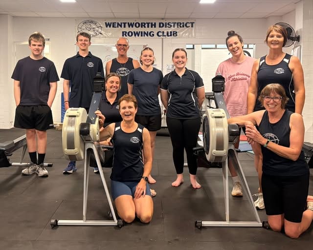 Nine members from Wentworth District Rowing Club turned 23,945 m of racing into 15 podium finishes at AIRC25