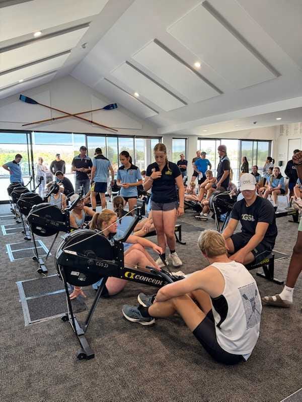 CGS juniors using AIRC25 to treat the erg like a starting block, not just a training tool