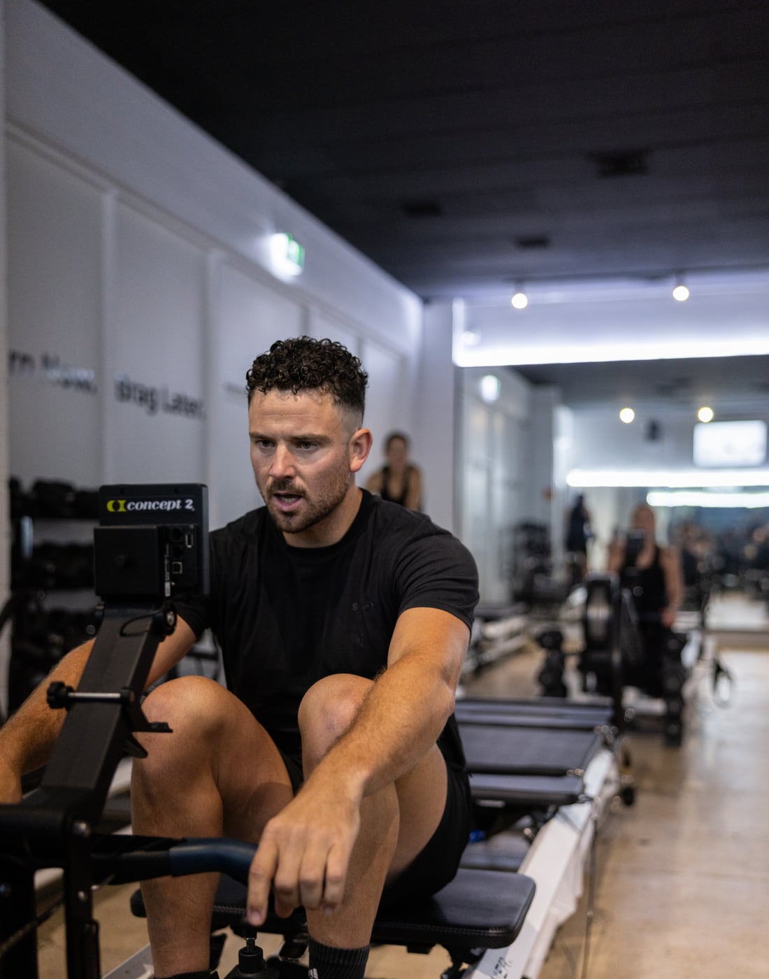 Jack Cleary on the RowErg